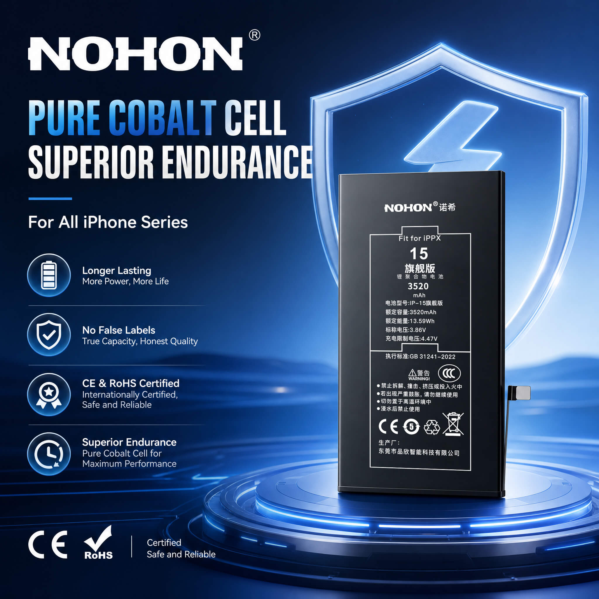 Nohon iPhone Battery Full Series